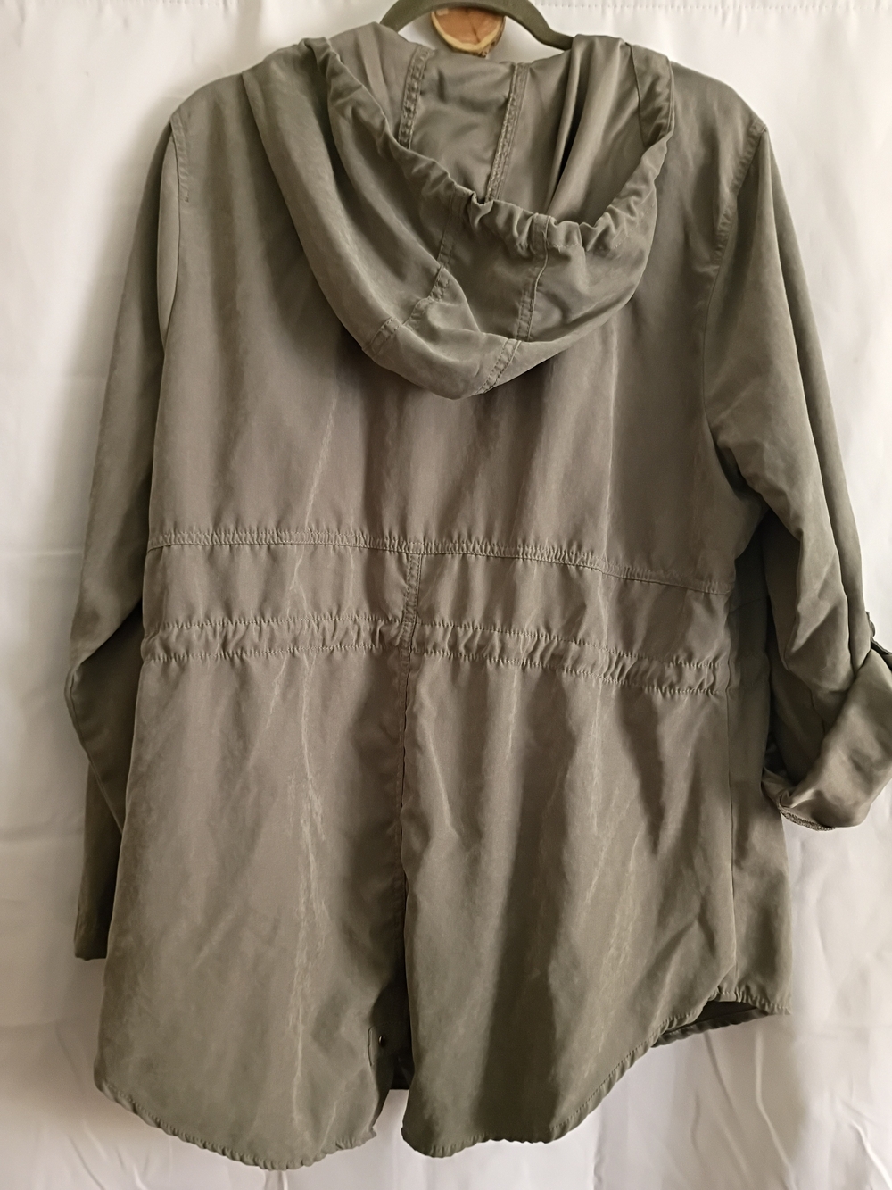 Maurices Olive Green Lightweight Jacket With a Hood. Size XXL - Picture 13 of 16
